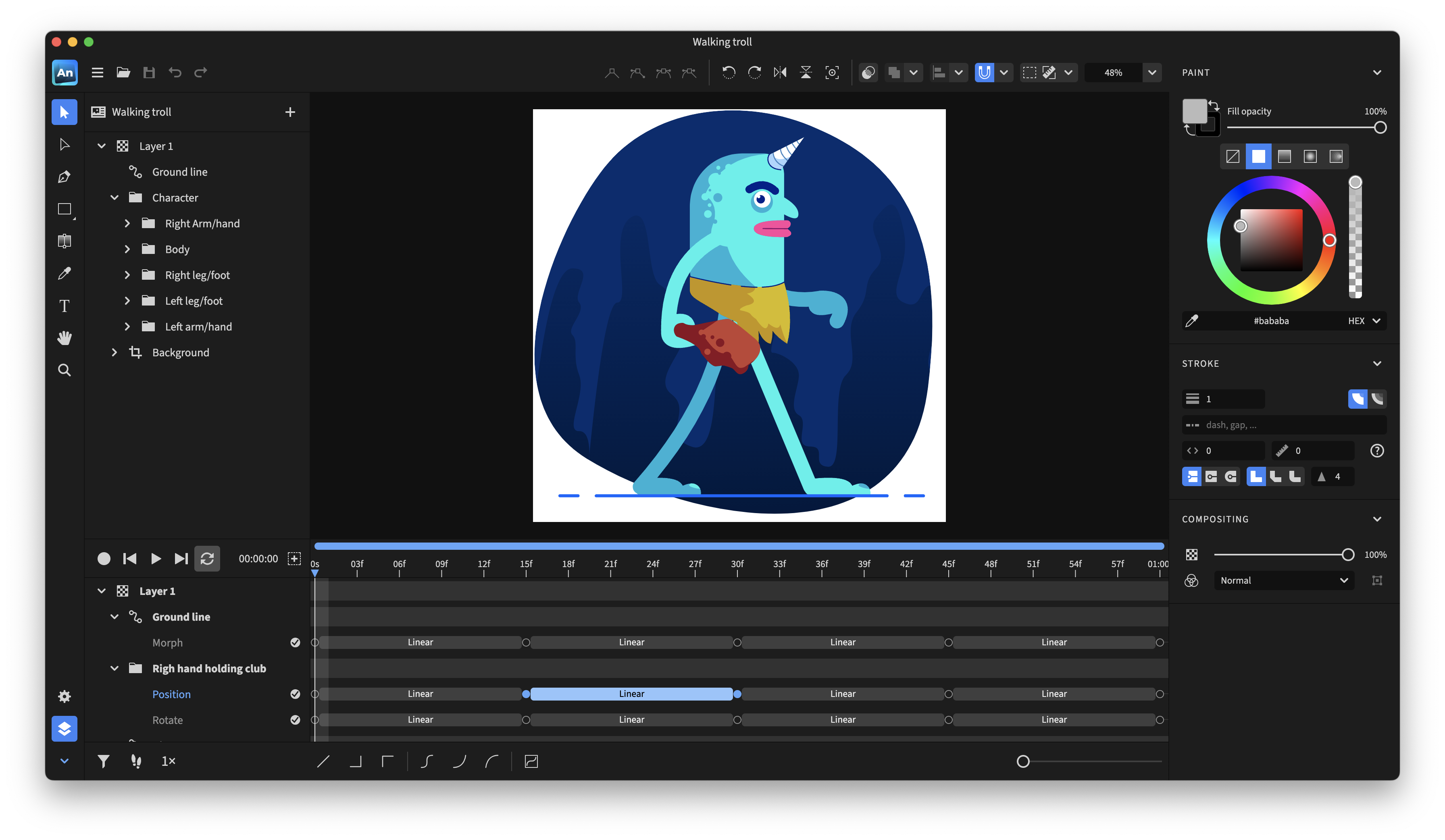 screenshot of Expressive Animator